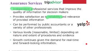 22522 Autumn 2016 - Topic 1 - the demand for assurance services