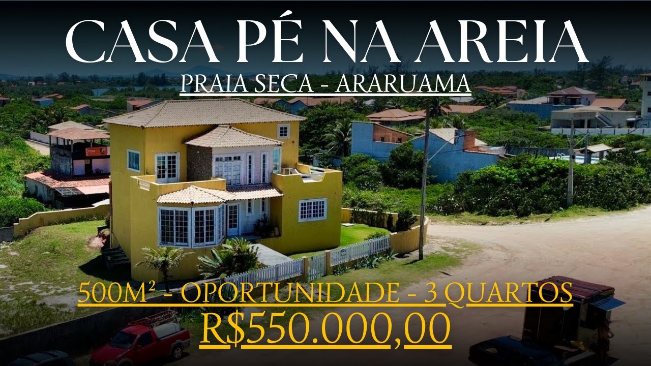 🏡Um Imóvel Pé na Areia Surpreendente à Venda em Praia Seca – Araruama/RJ🏖