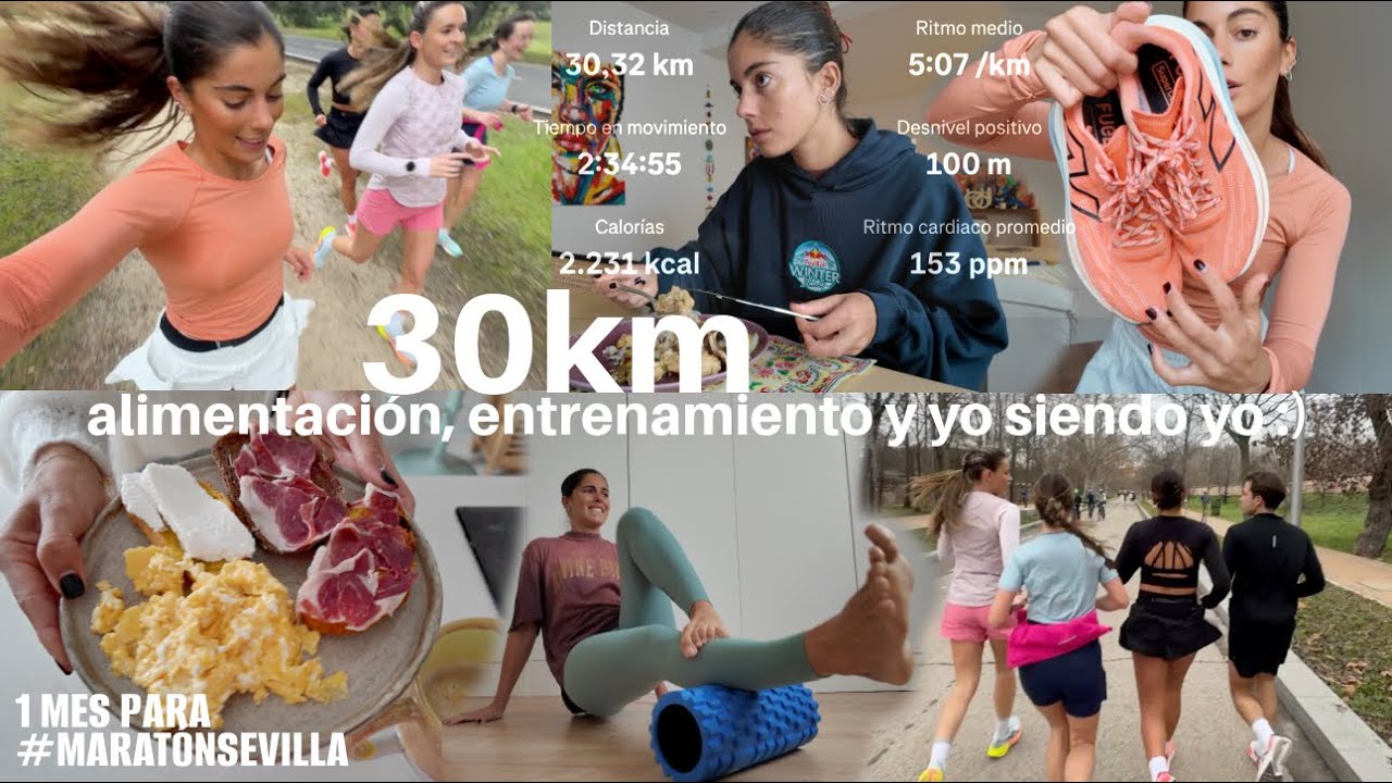 30km run routine! desayuno, GRWM, carrera con las chicas, comida y mucho charloteo