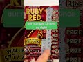 Brand NEW Scratch Off Ruby Red 7s from NY LOTTO #scratchtickets #lotterytickets #shorts #scratchcard