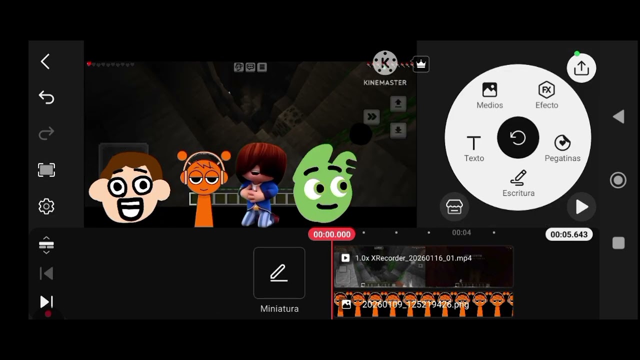 De Minecraft Logó kineMaster Hacer en el día de Racky 🙂😃 dicho 15x a tú celular a Diego Reyes