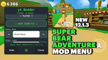 Super Bear Adventure v12.1.3 Mod Menu No Clip, Unlock All Skins, Unlimited All and More | yA Modder