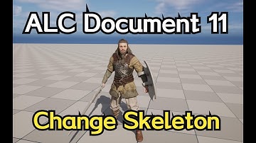 UE5 - Locomotion System(ALC) Document 11 - Change skeleton
