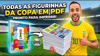 Figurinhas da Copa 2026 Prontas para Imprimir (PDF) Álbum Completo
