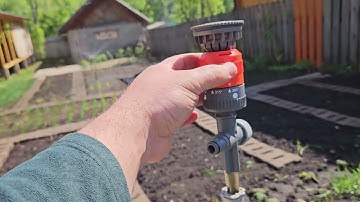 Автополив GARDENA Гардена в работе