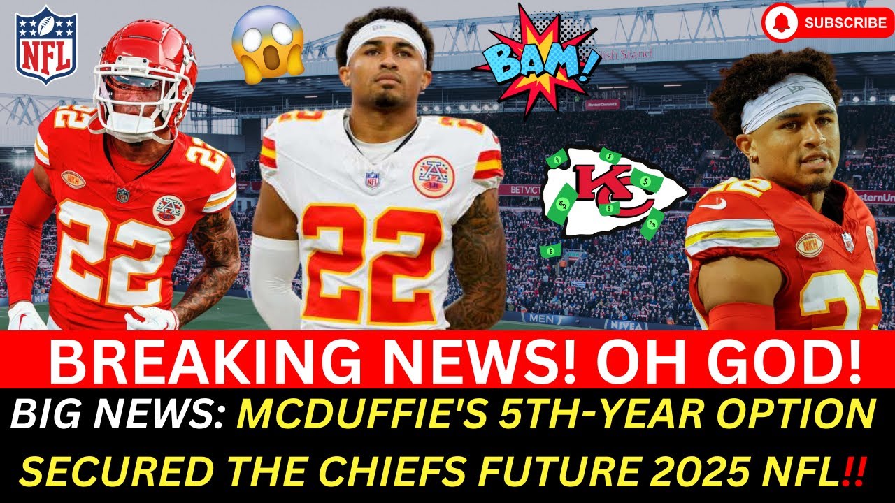 BIG NEWS: Chiefs' Bold Move Why Trent McDuffie's 5th-Year Option Is a Game Changer | Chiefs News