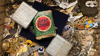 Unboxing a Militaria relic box of WW2 collectibles & I met a WW2 paratrooper veteran!