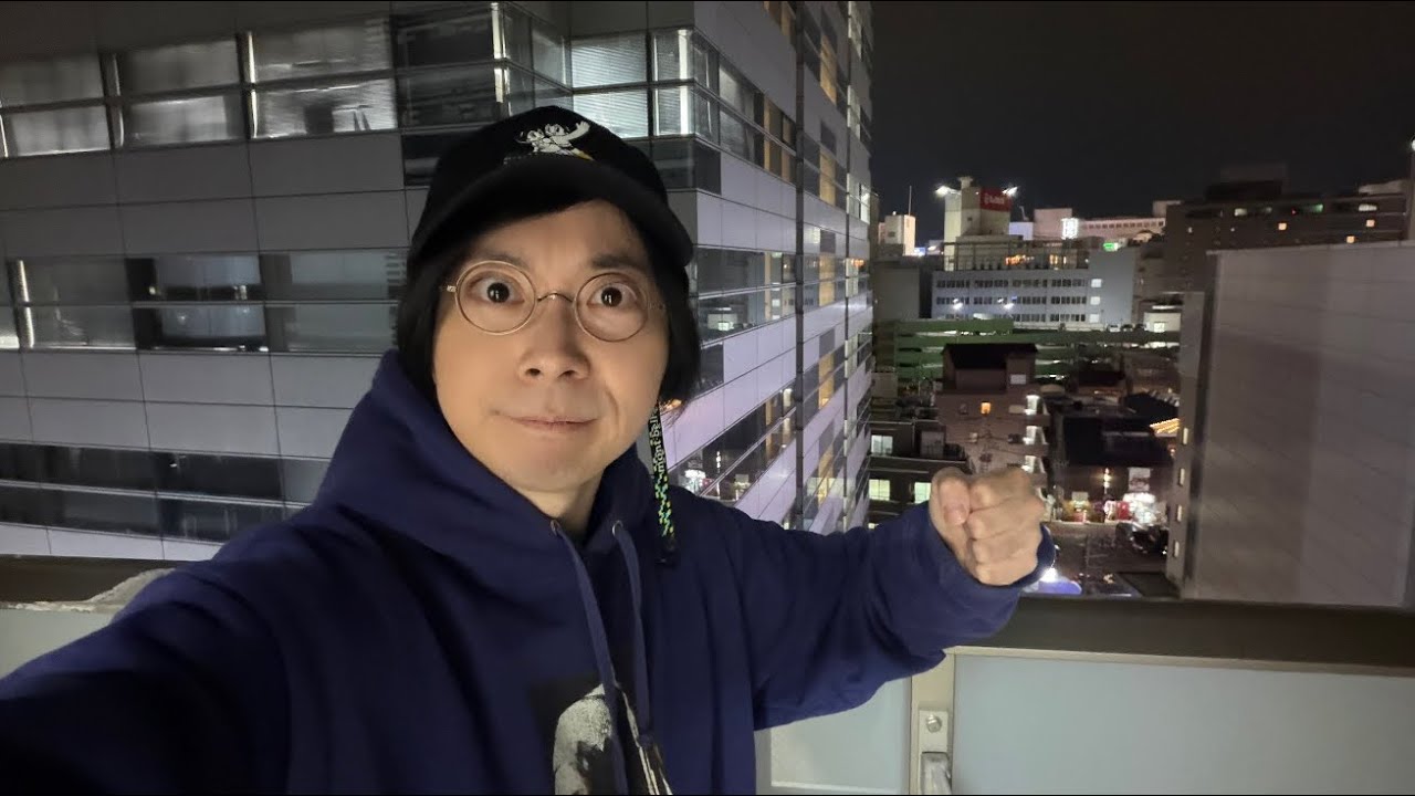 東京に来たぞ！立川で外配信じゃ！後半は雨降り！