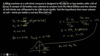 hypothesis testing z test
