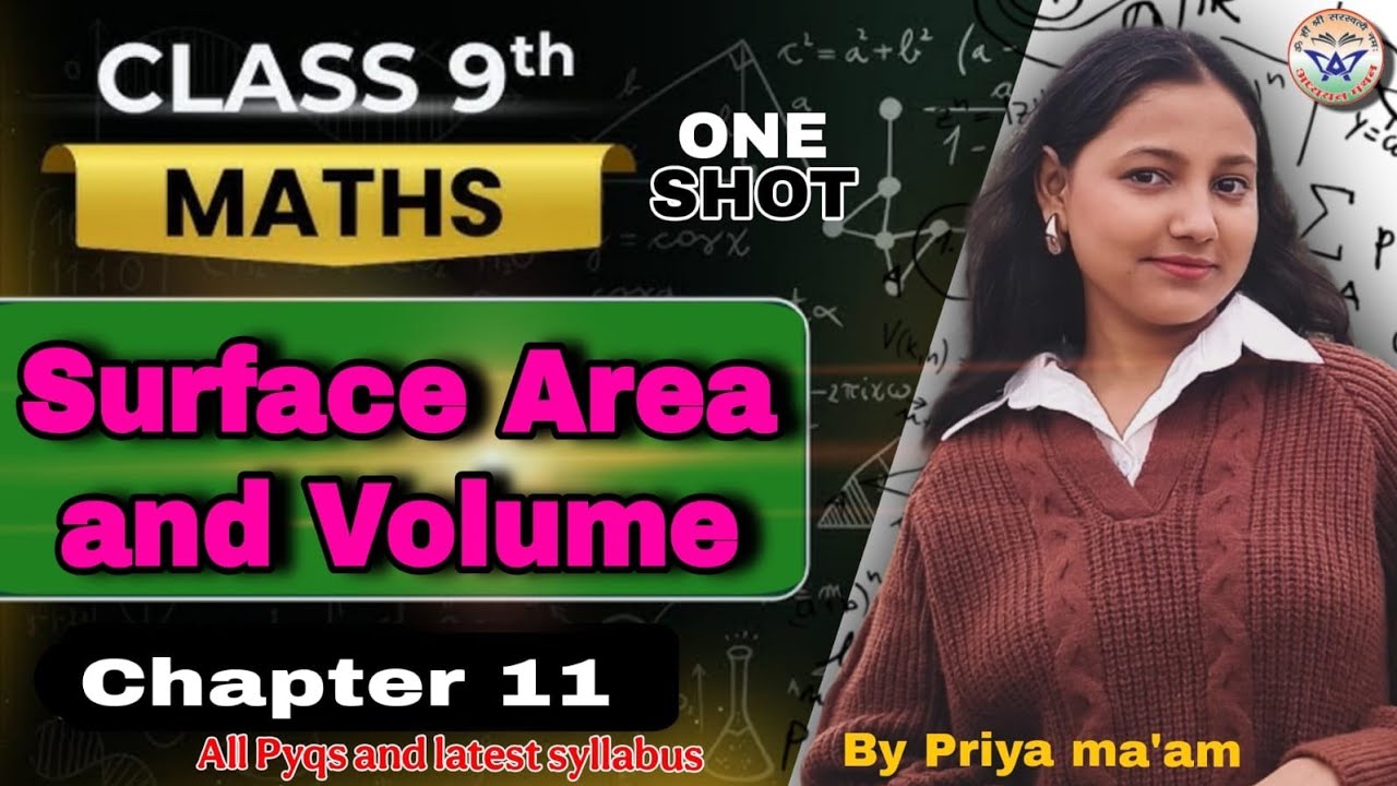 COMPLETE SURFACE AREA AND VOLUME I IMPORTANT QUESTIONS ONE SHORT I CHAPTER 11 I MATHS I 25-2026 CBSE