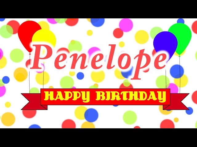 Happy Birthday Penelope Song