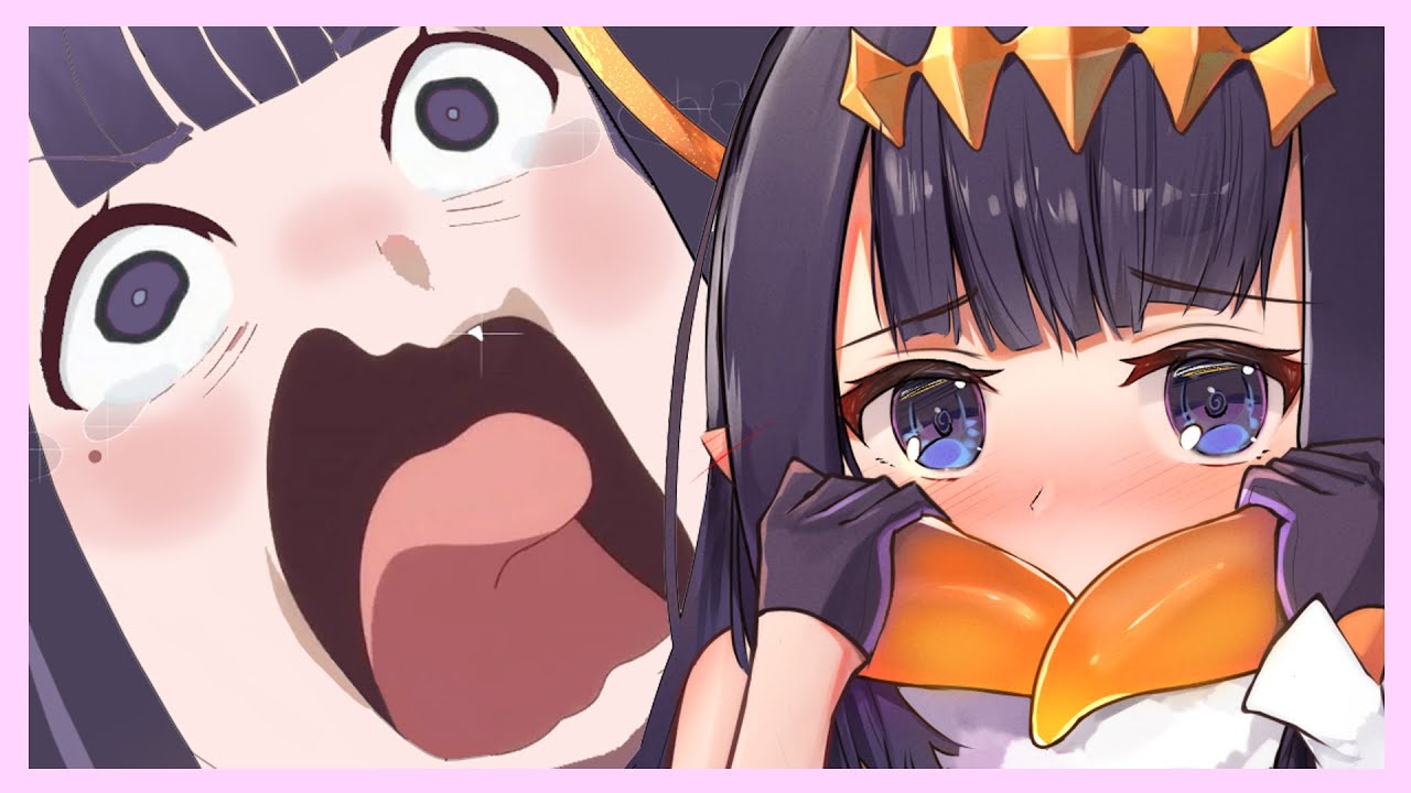 Ina's BLESSED screams are way too cute...