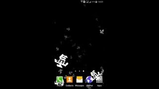 Kanji Snow Live Wallpaper. Promo video screenshot 1