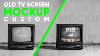 tv screen mockup | photoshop 2023 | custom mockup | Paid Download only $1
