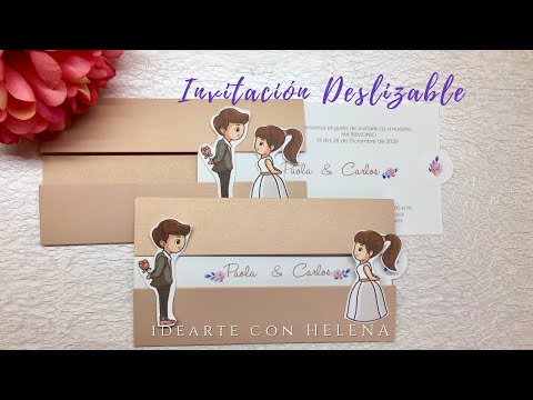 Video: Cómo Hacer Invitaciones De Boda De Bricolaje