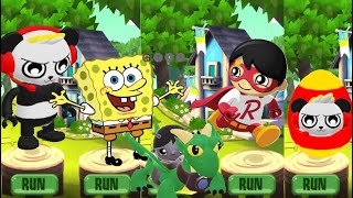 Spongebob Vs Tag With Ryan Green Dragon Vs Ryan The Clown