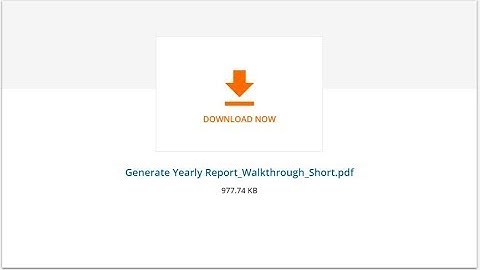 004 - Generate Yearly Report - Performer | Create Yearly Report