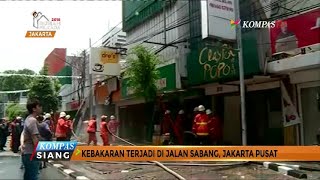 Minggu Siang, Kebakaran Terjadi di Jalan Sabang