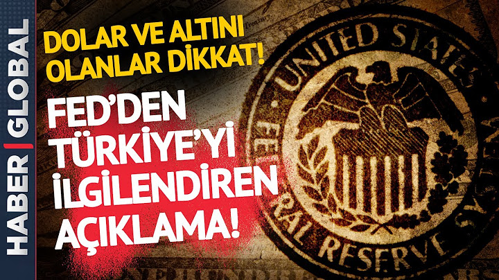Dolar ve Altını Olanlar Dikkat! FED'den Kritik Açıklama Geldi!