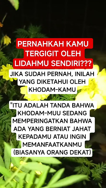 JIKA TERGIGIT OLEH LIDAHMU SENDIRI#shortvideo#shorts#trendingshorts