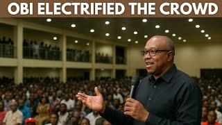 Peter Obi’s Speech Shook the Entire Conference Hall.