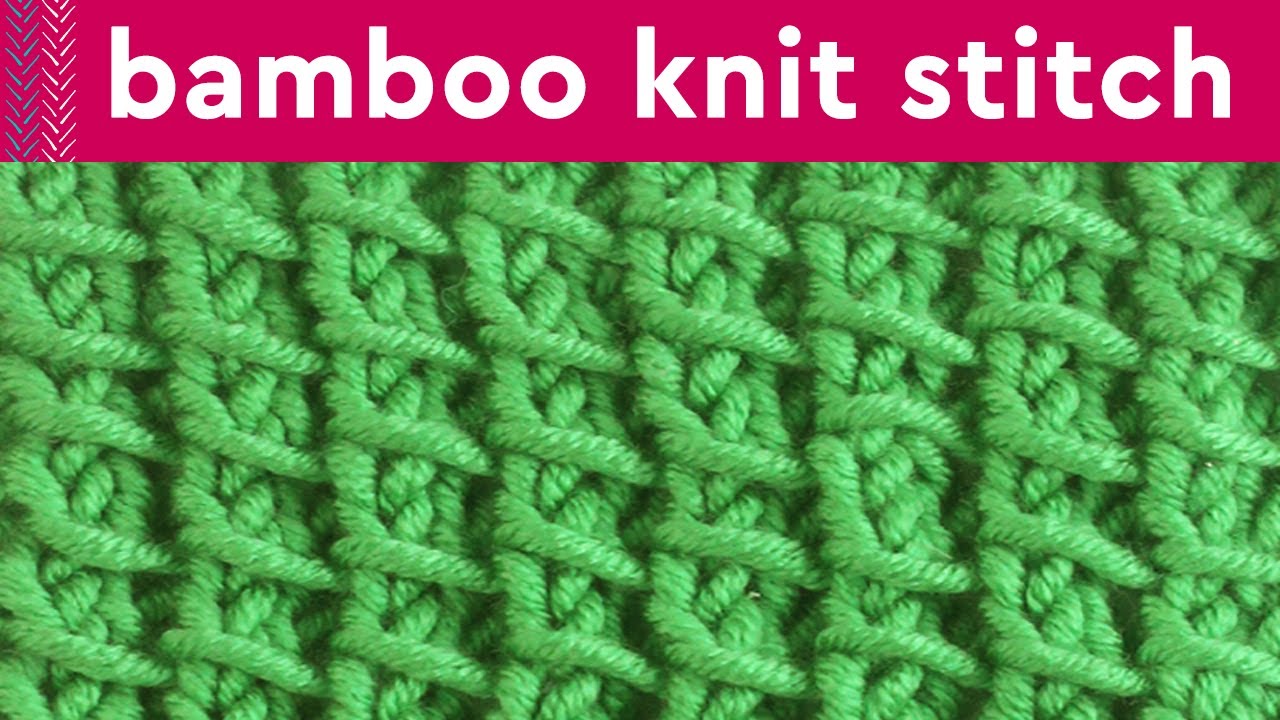 Bamboo Knit Stitch Pattern