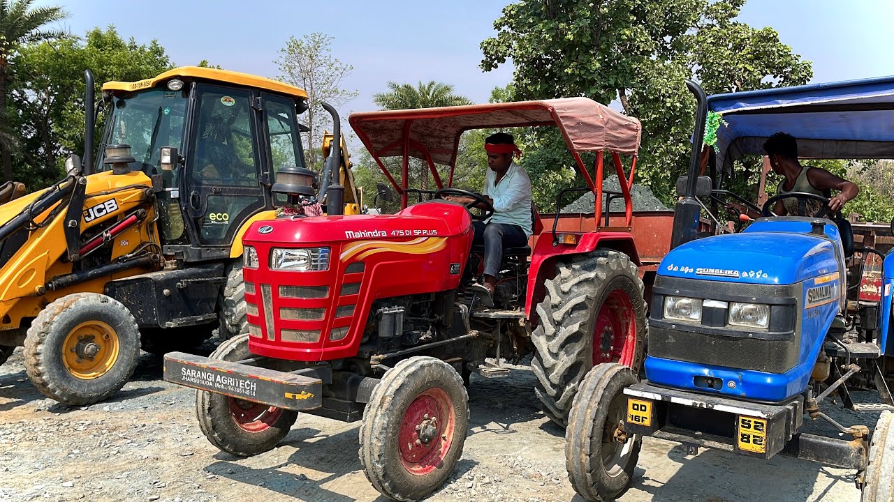 Tractor Include Jcb JCB 3DX Backhoe And Mahindra DI And Sonalika DI Tractor Working For ...