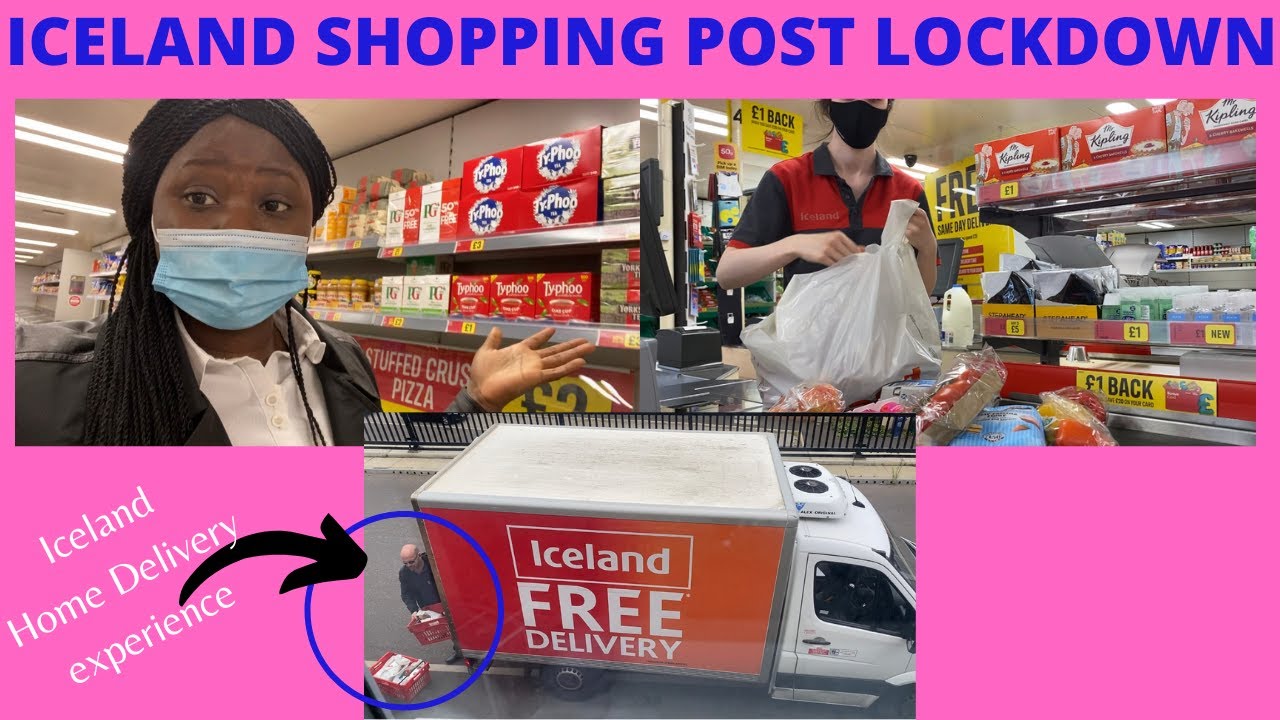 Iceland Grocery Shopping (Post Lockdown) | Iceland Home Delivery in Newcastle upon Tyne UK