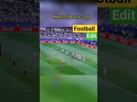 Messi.  Free kick goal 2026 world cup