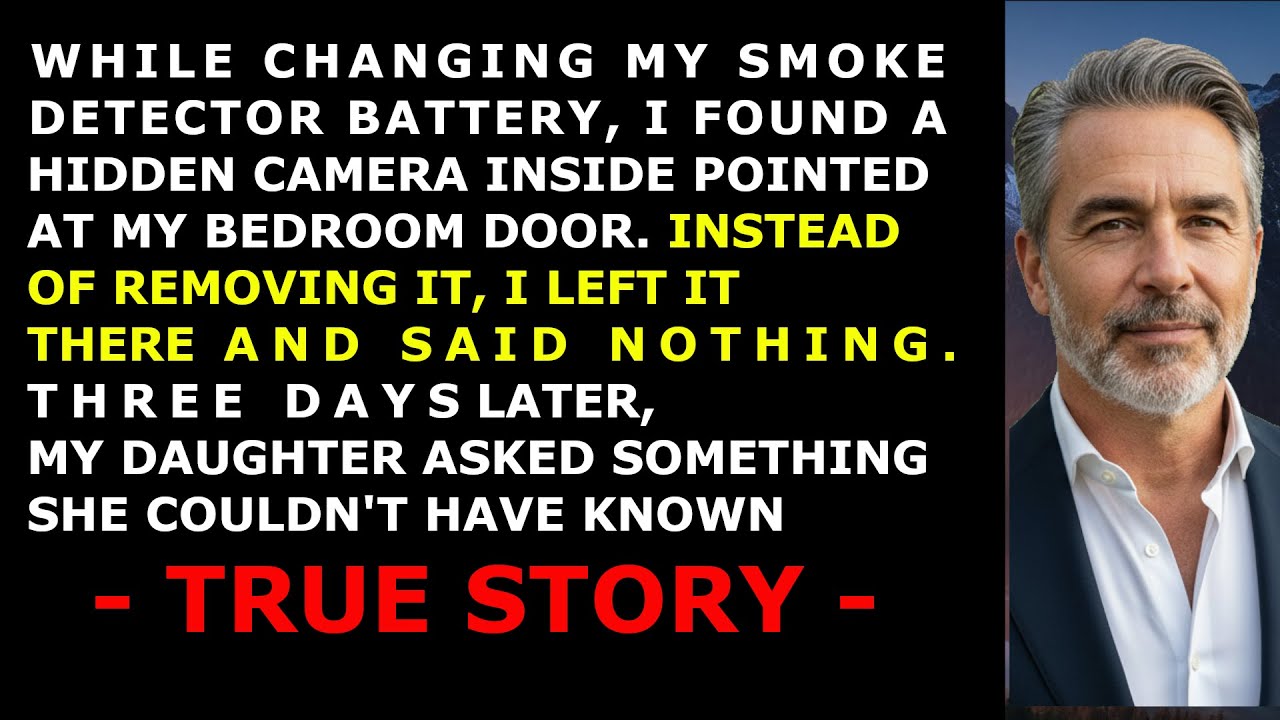 I Found a Camera Hidden in My Smoke Detector — So I Said Nothing… Then My Daughter Slipped...