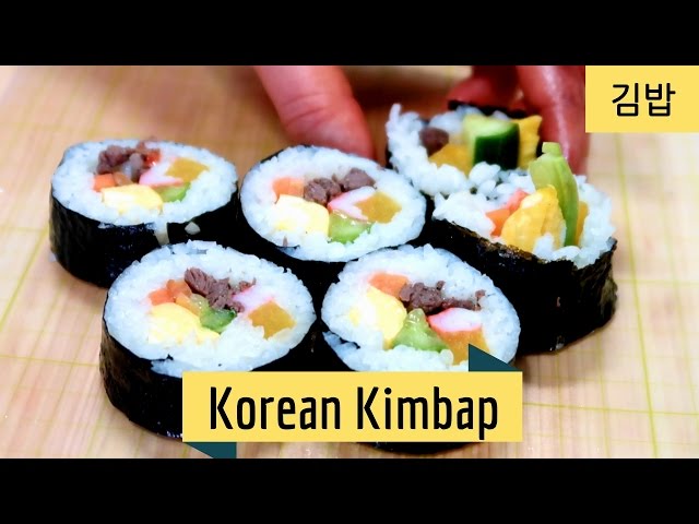 Rolling with Kimbap #SundaySupper - kimchi MOM ™