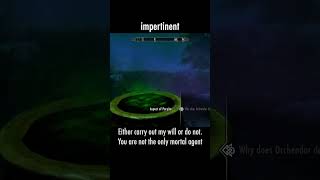 impertinent — The Elder Scrolls V: Skyrim dialogue scene