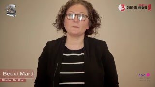 Boo Coaching and Consulting - Finalist 2016; Skills, Education & Training Award