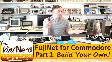 Make a FujiNet for Commodore w Soldering "Just  6 Wires"!