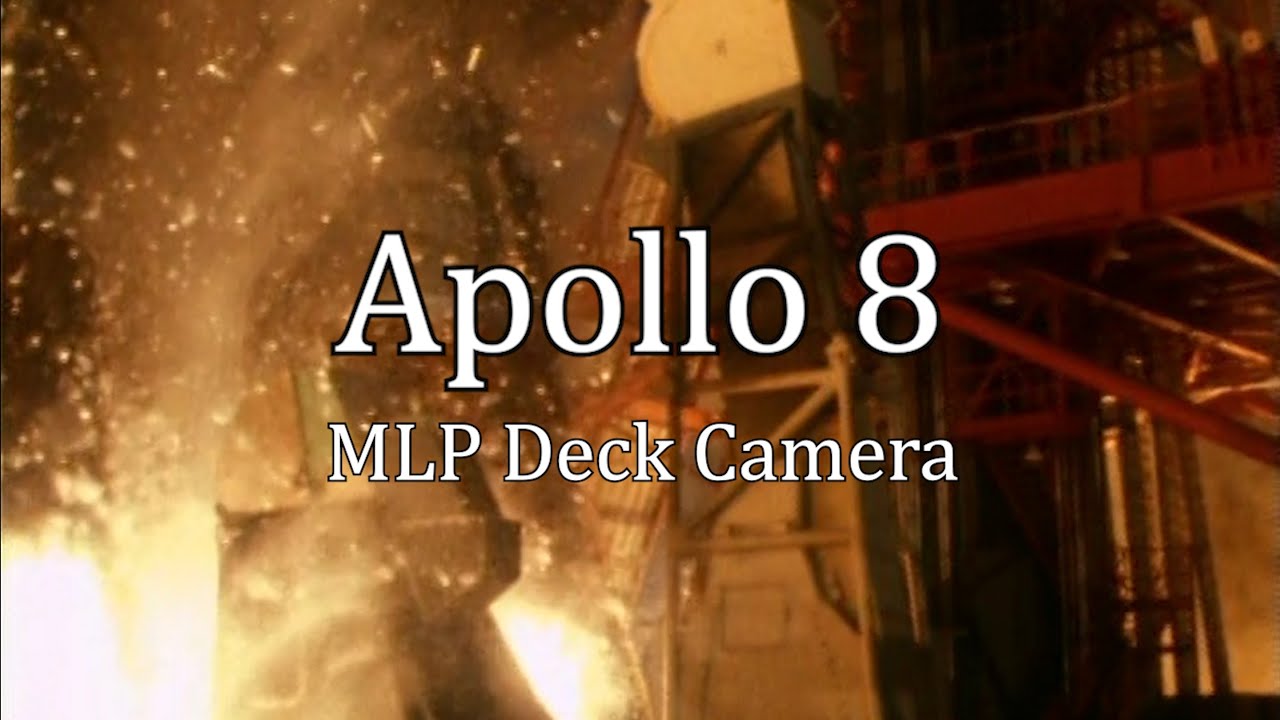 Apollo 8 - Saturn V Launch - MLP Deck Camera with Audio - YouTube