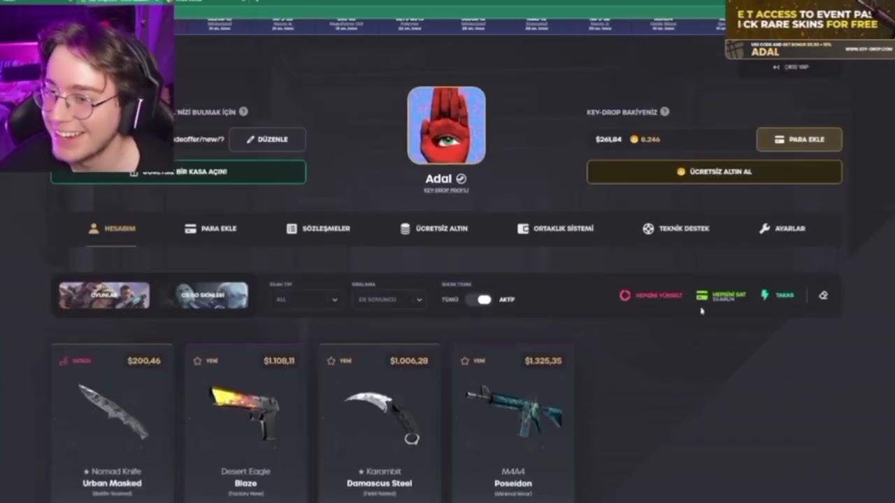 KEYDROP JAHREİN E   SPONSOR OLMAMIŞ MI AÇIKLIYOR | DOĞUKAN ADAL