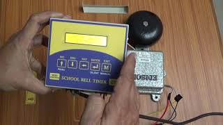 Automatic School Bell Timer  Installation and Operation of SBELL 8011
