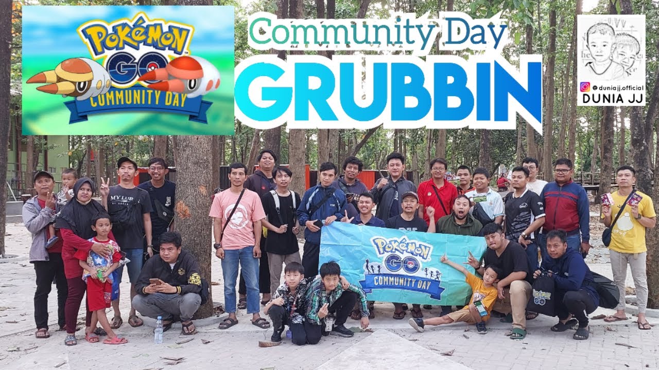 Community Day Pokemon Go - GRUBBIN !!