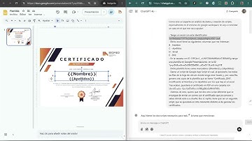 ChatGPT - Genera y Envía Certificados Personalizados con Google App Scripts