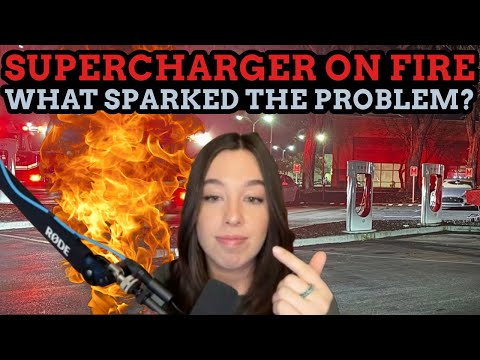 Fire At Tesla Supercharging Station! The Cause Is Not What You Think