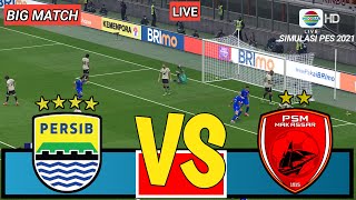 Download Lagu 🔴Persib Bandung VS PSM Makassar | BRI Super League - Simulation Video Games \u0026 Reaction MP3
