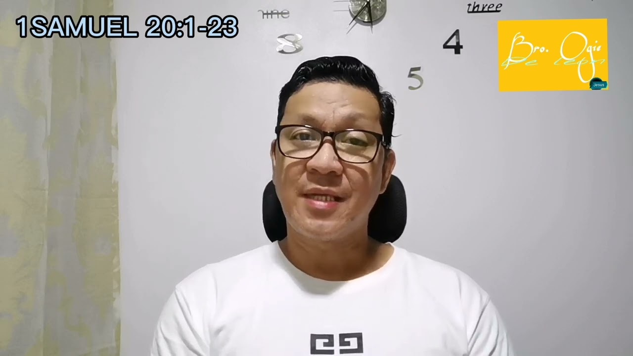 1SAMUEL 20:1-23- Ang Sumpaan nina David at Jonatan