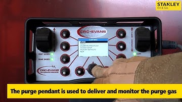 Purge Clamp Weld Featuring the P-450 CMT and P-625