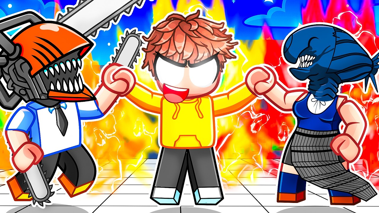 Adopted By a CHAINSAW MAN FAMILY in Roblox Strongest Battlegrounds!