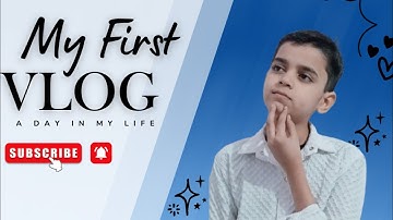 “Starting something new today — welcome to my first vlog! ❤️🙌” #firstvlog 💖💖