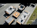 Higold luxury outdoor living cambusa collection outdoor conversation set