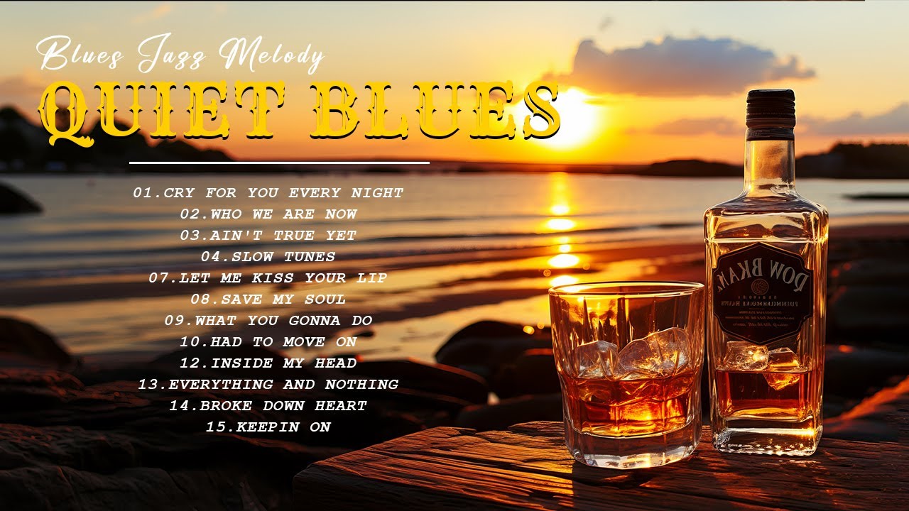 Тихий блюз - Блюзовая музыка расслабляется ночью S12 | Медленный блюз/камень