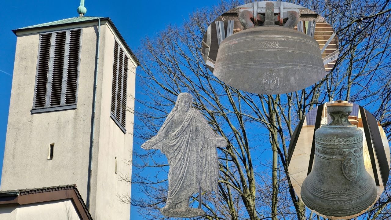 Herne-Wanne/Unser Fritz/Crange (D), kath. Herz-Jesu-Kirche, Einzel- & Vollgeläut