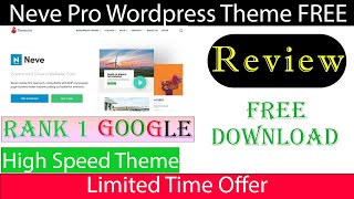Neve WordPress Theme - Free Download | Free and Pro Features Explored (2022)