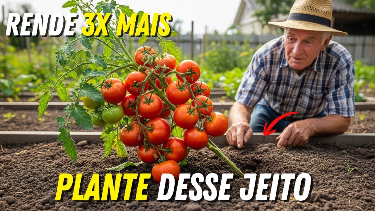 Plante Tomate Desse Jeito e Colha 3 Vezes Mais (Método Esquecido)